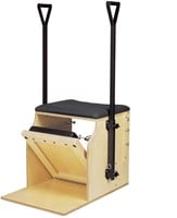 Single Pedal Low Chair with Handles & Brackets - Baltic Birch, Black-2